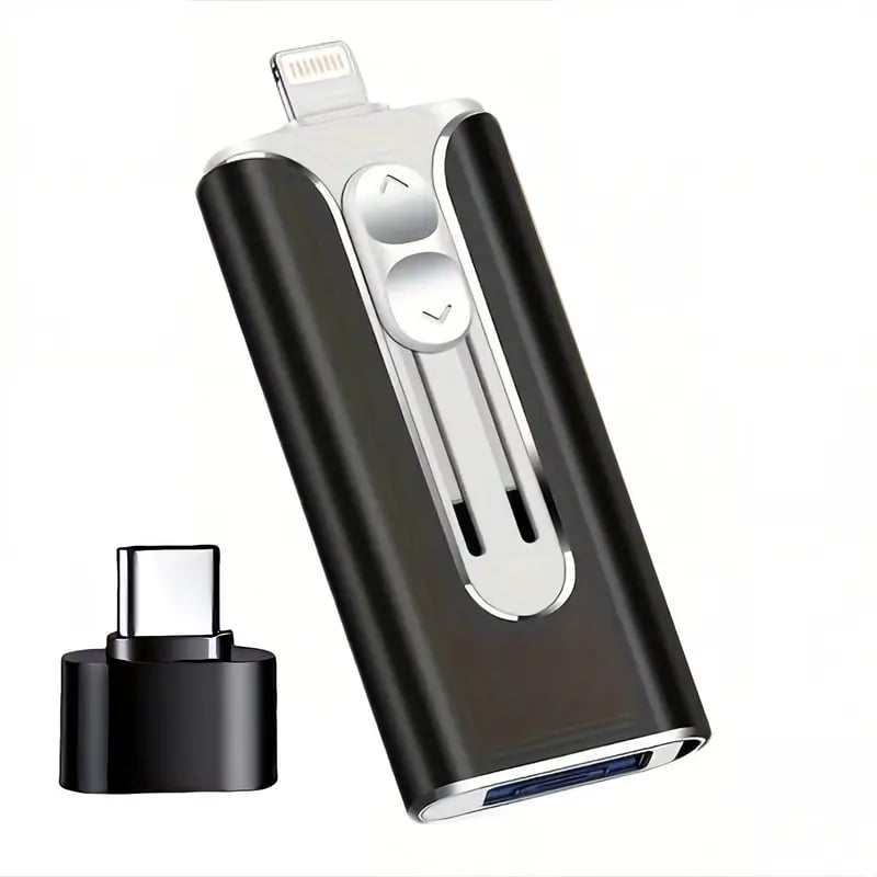 32~256GB Micro USB + 8pinový + USB 3.0 4 v 1 U-disk pro mobilní telefon a počítač