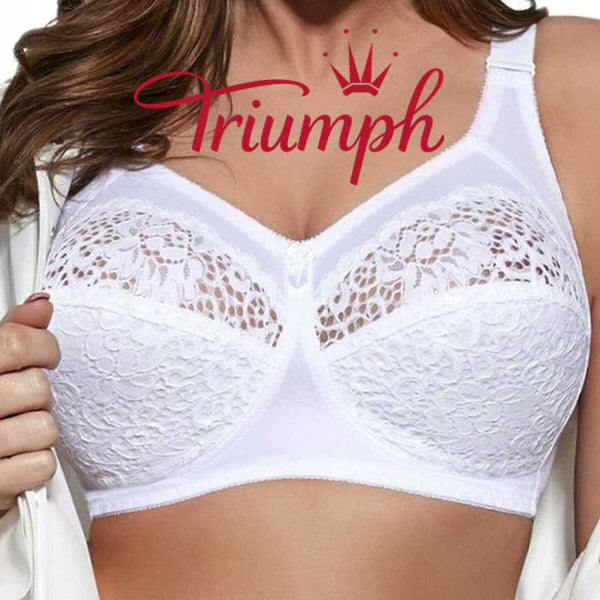 Triumph® – 3 kusy💖50% sleva✨2025 dámská velká vyšívaná měkká podprsenka
