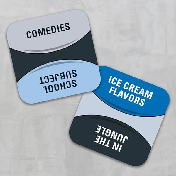 Slovní hra | Rychlá desková hra pro celou rodinu | Vzdělávací hra ideální pro všechny věkové kategorie