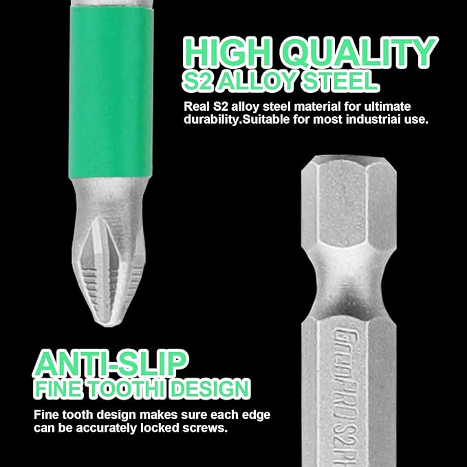 Sada šroubovacích vrtáků se silnou magnetickou odolností