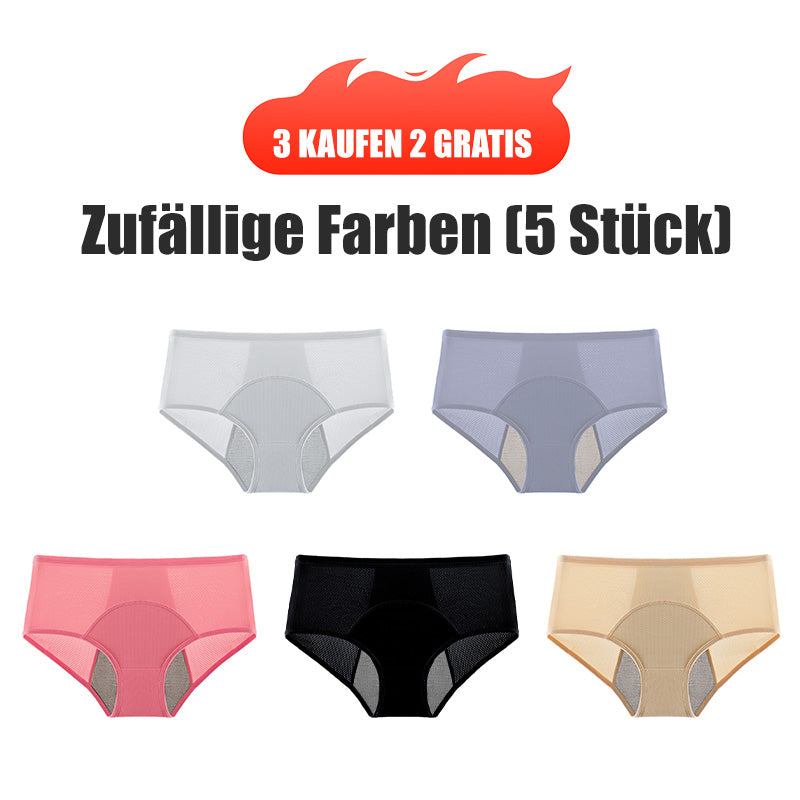(L-8XL)🌸Kupte 2 a získejte 1 zdarma🔥Dámské nepromokavé spodní prádlo s vysokým pasem👙