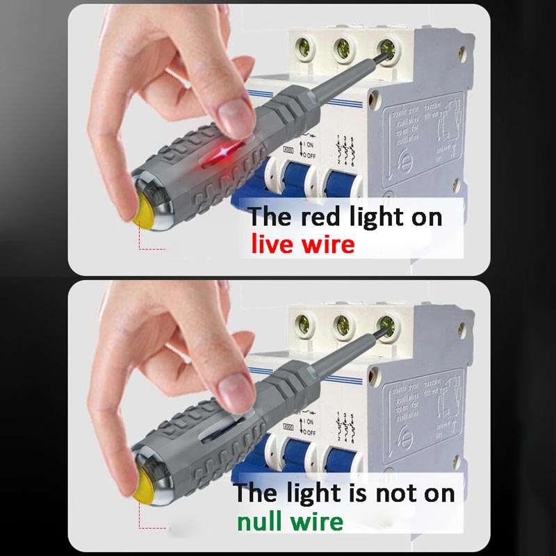2v1 výkonný magnetický magnetický šroubovák s elektrickým detektorem