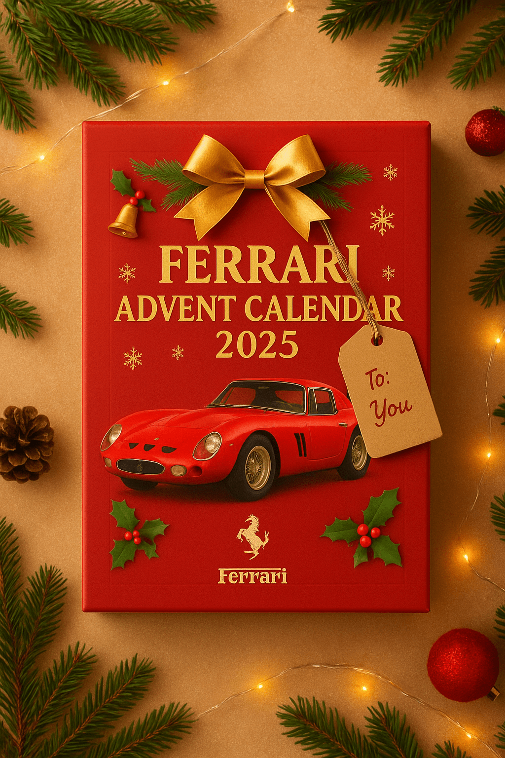 🎄 Adventní kalendář Ferrari F1 Racing Legends 2025 – sběratelská edice 🏎️✨