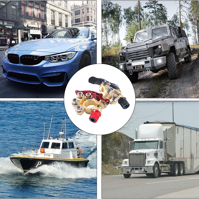 Rychloupínací konektor autobaterie se zesílenou mosaznou hlavou