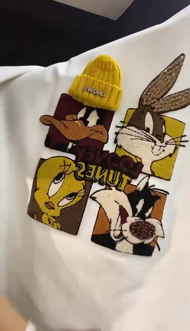 🍭Rozkošná mikina s potiskem flitrů