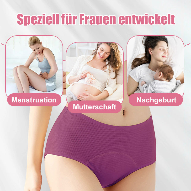 (L-8XL)🌸Kupte 2 a získejte 1 zdarma🔥Dámské nepromokavé spodní prádlo s vysokým pasem👙