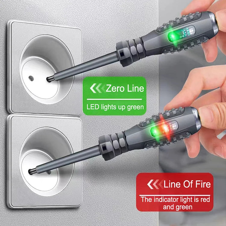 2v1 výkonný magnetický magnetický šroubovák s elektrickým detektorem