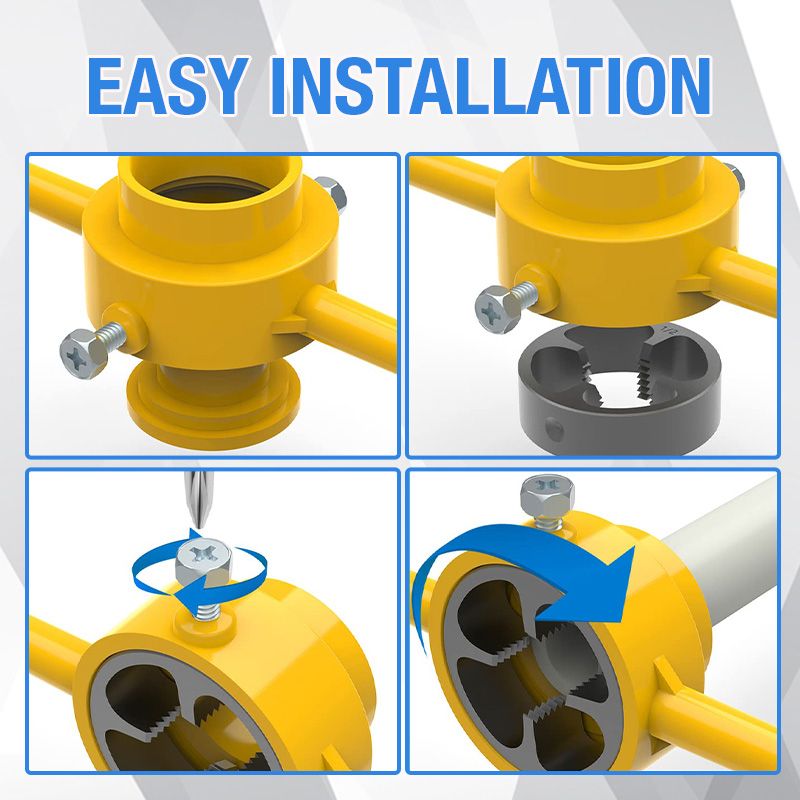 🔥Nové produkty 30% sleva🔧Sada 6 balení plastových závitníků na trubky