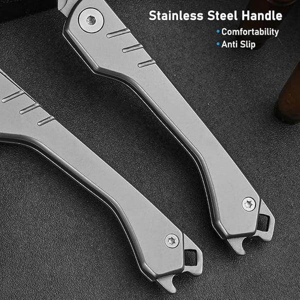 ⏰🏆Skládací univerzální nůž s 10 vyměnitelnými čepelemi