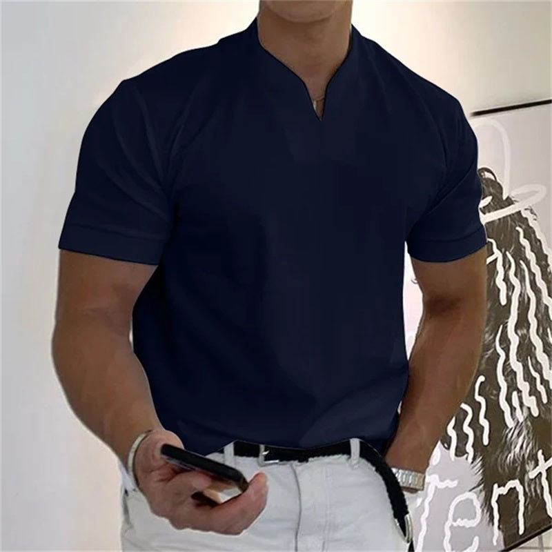 2025 Pánské pánské pánské s krátkým rukávem pro fitness s krátkým rukávem