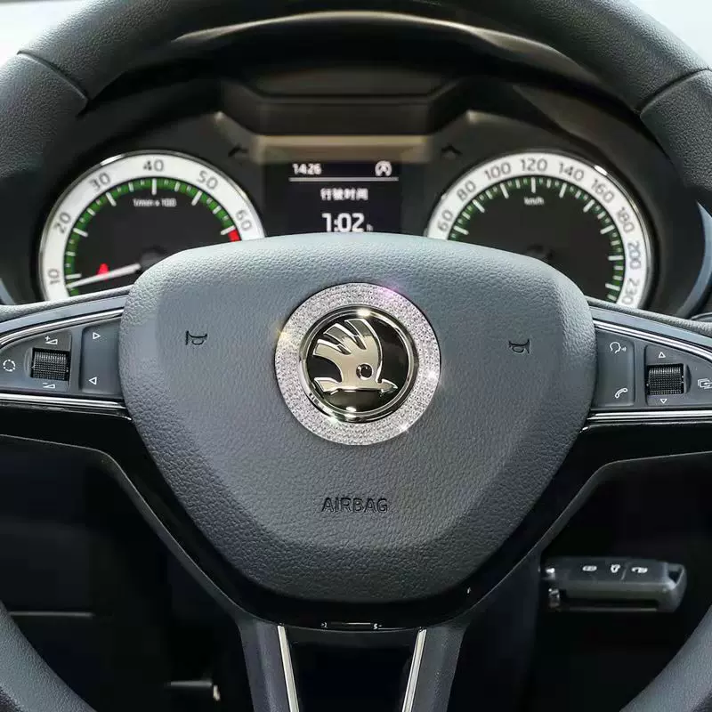 Samolepka na volant s křišťálovou krystalovou barvou