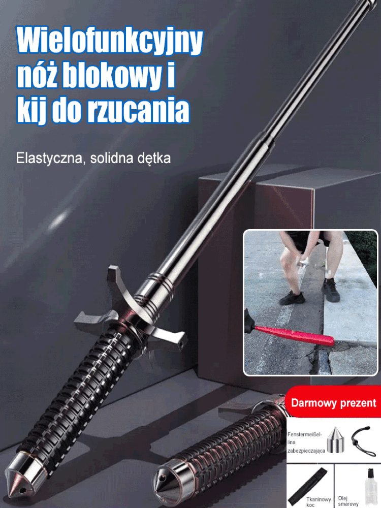 Multifunkční teleskopická hůl - outdoorové horolezectví