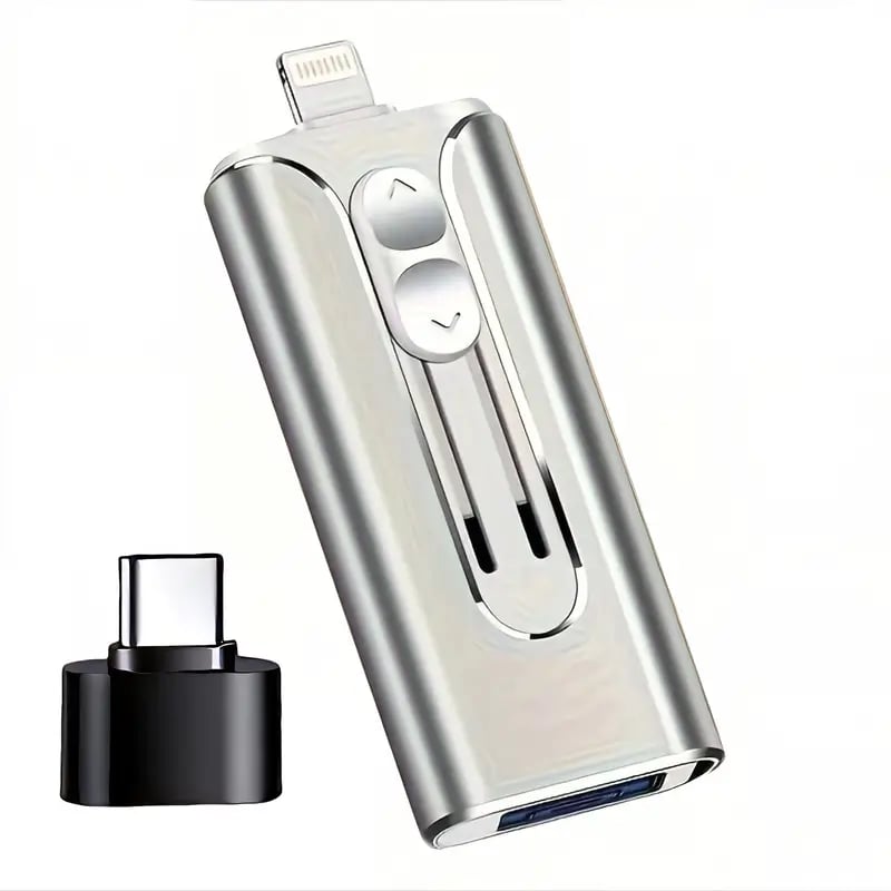 32~256GB Micro USB + 8pinový + USB 3.0 4 v 1 U-disk pro mobilní telefon a počítač