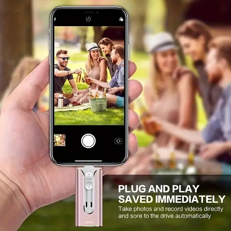 32~256GB Micro USB + 8pinový + USB 3.0 4 v 1 U-disk pro mobilní telefon a počítač