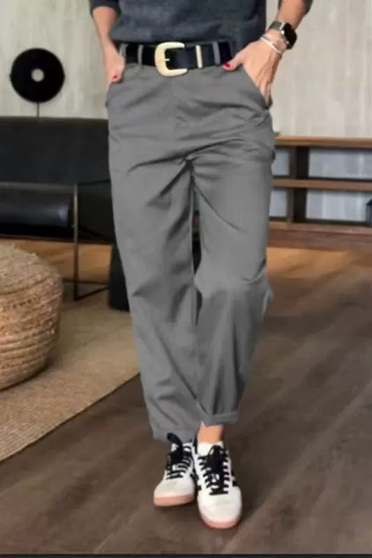 Pruhované tvarující kalhoty - Limitovaná edice