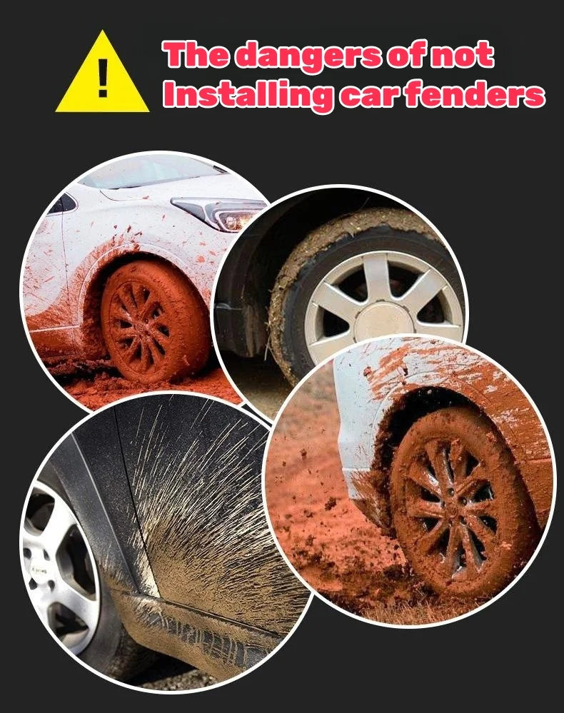 Blatníky proti pískování účinně chrání lak vašeho vozu (4 kusy)