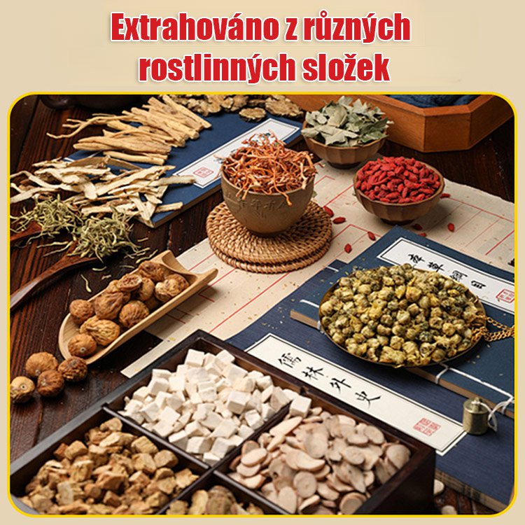 Hadí kost pět jedů zlatý kostní olej