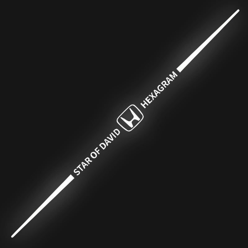 3D barevné laserové reflexní samolepky na auto 4 ks