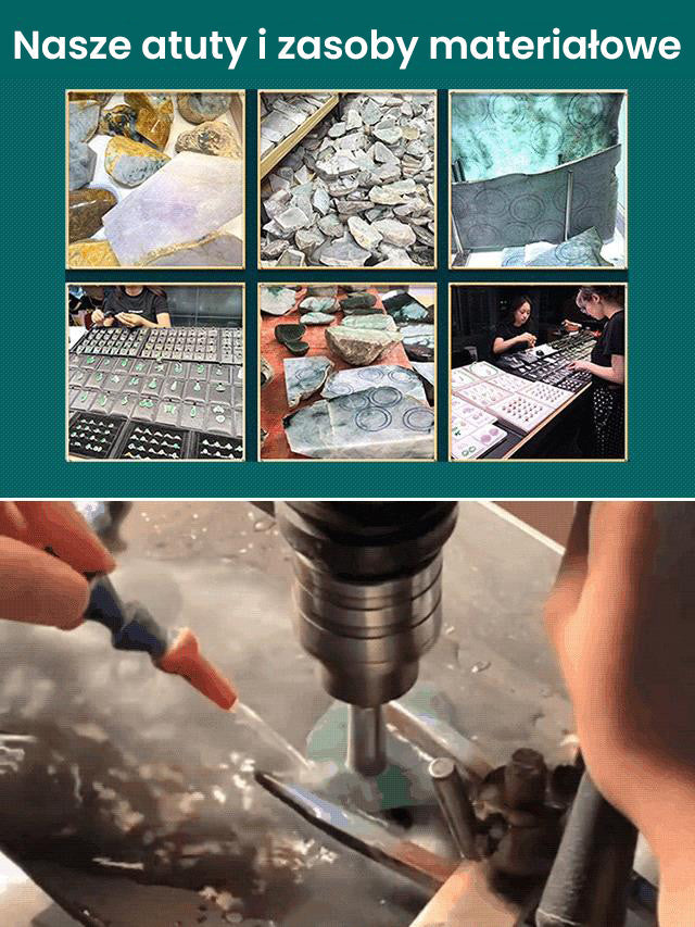 ✨Klidně šperky s nefritovým přívěskem