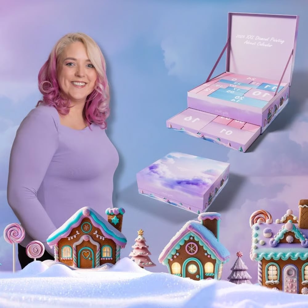 💎Adventní kalendář s diamantovou malbou XXL 2025