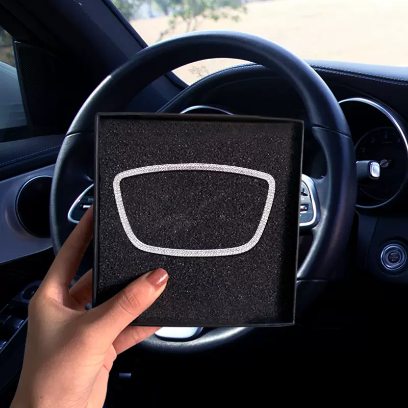 Samolepka na volant s křišťálovou krystalovou barvou