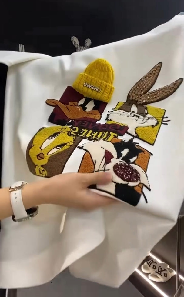 🍭Rozkošná mikina s potiskem flitrů