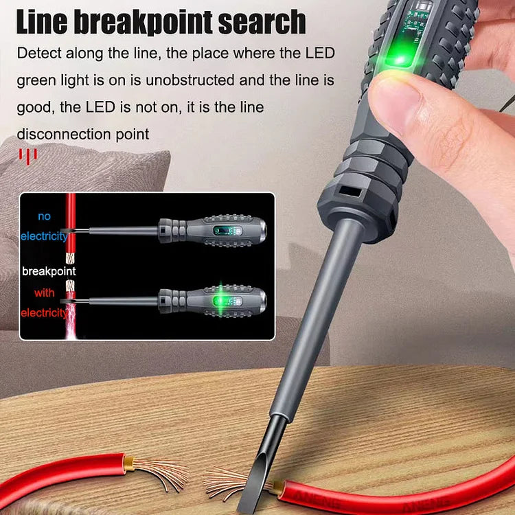 2v1 výkonný magnetický magnetický šroubovák s elektrickým detektorem