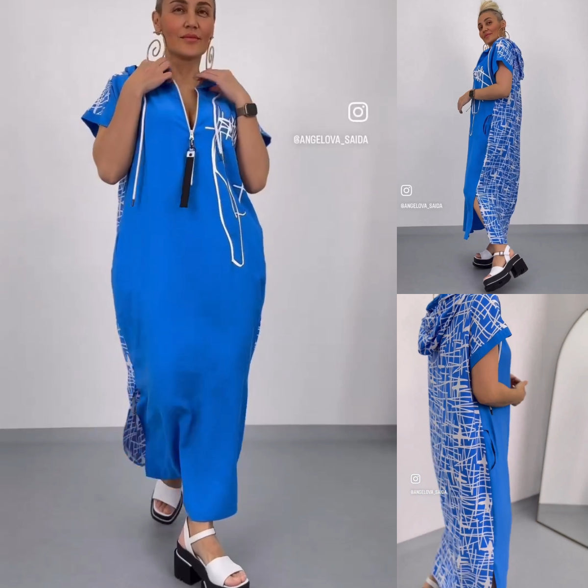 Dlouhé stylové šaty