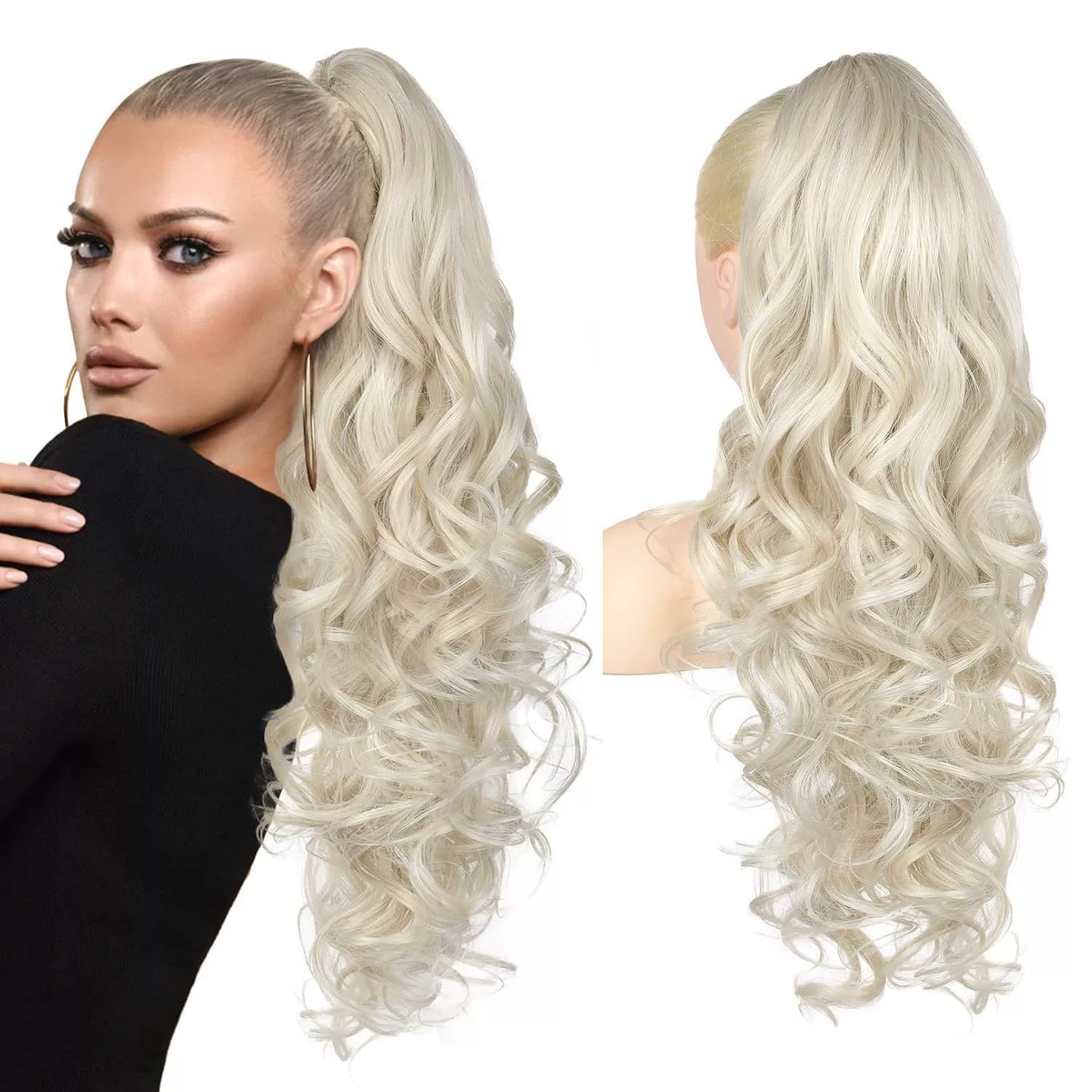 🔥 Časově omezená akce – sleva 50 % 👩💕 Clip-in prodlužování vlasů do culíku 🙋♀️