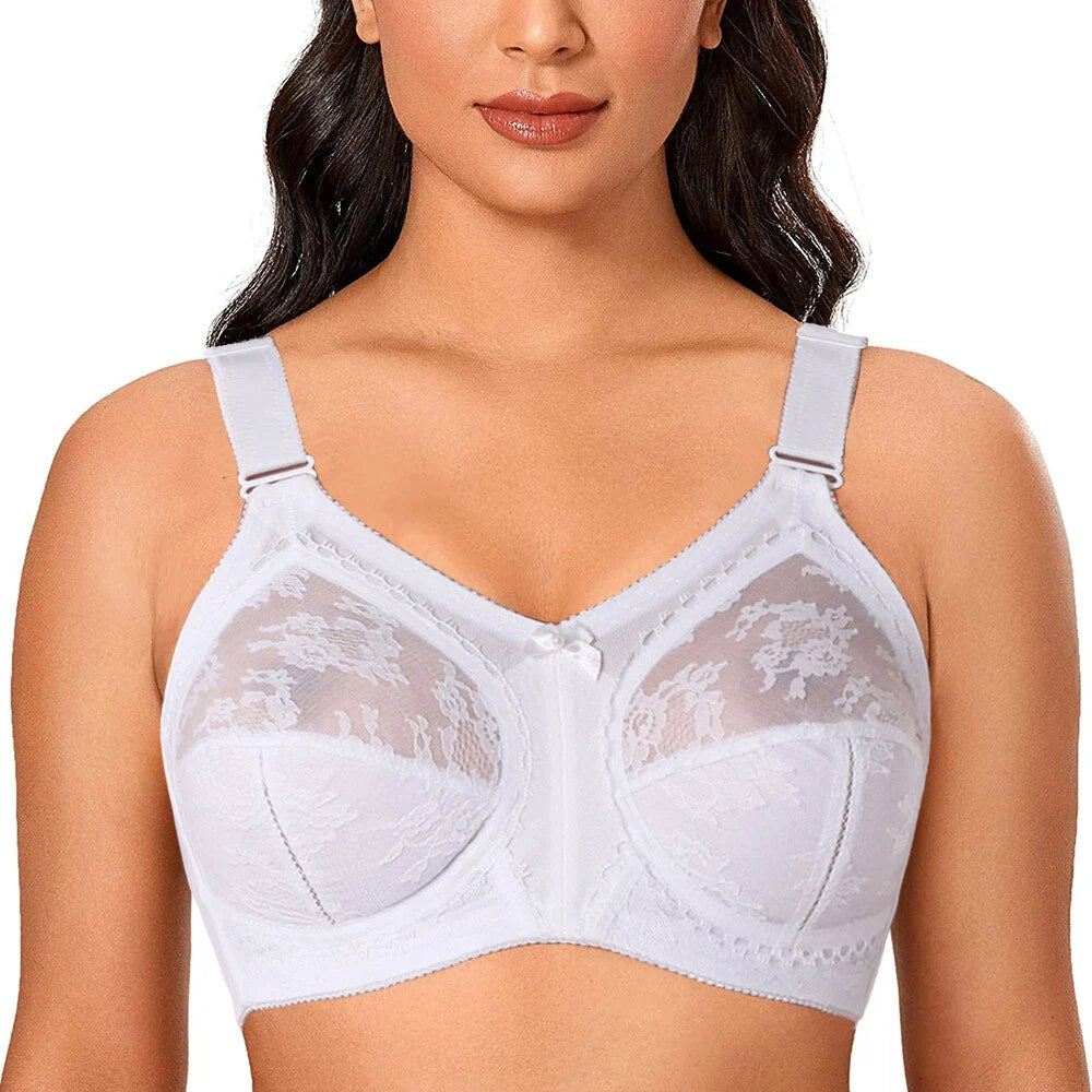 💖Triumph® 4 kusy v balení ✨Průhledná podprsenka bez pěny pro velká prsa