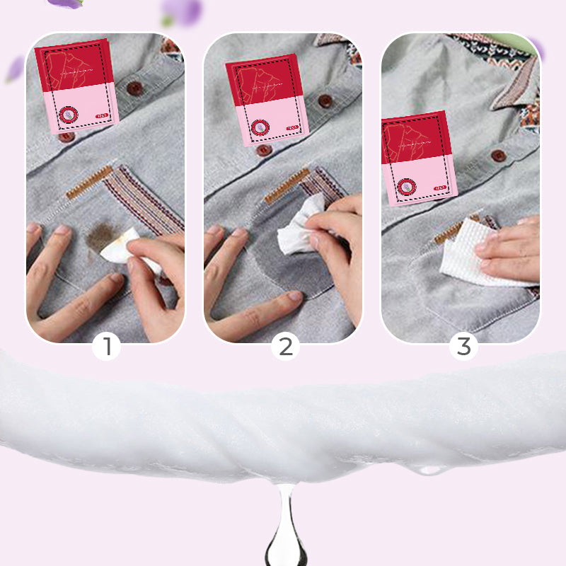 Přenosné ubrousky na odstraňování skvrn