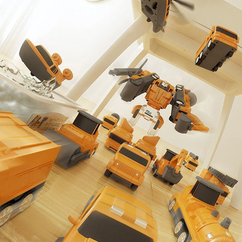 2025 Nové magnetické transformátorové inženýrské vozidlo Logické hračky