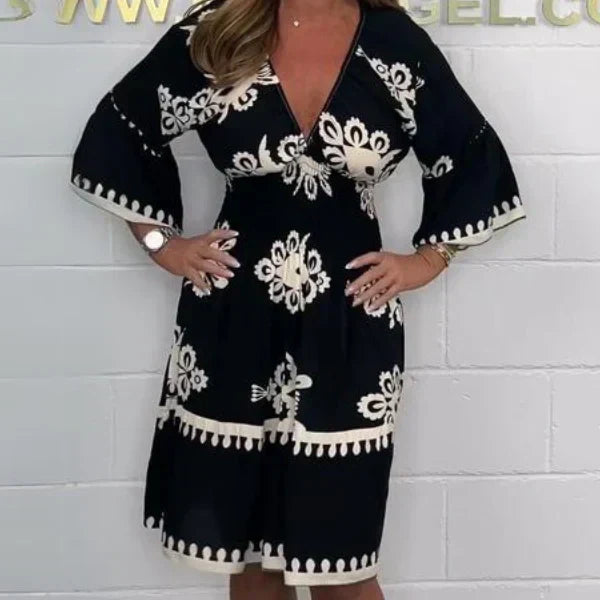 🔥Prodávám👗Dámské šaty s potiskem-TAB