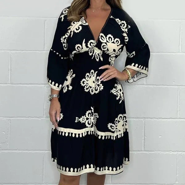 🔥Prodávám👗Dámské šaty s potiskem-TAB