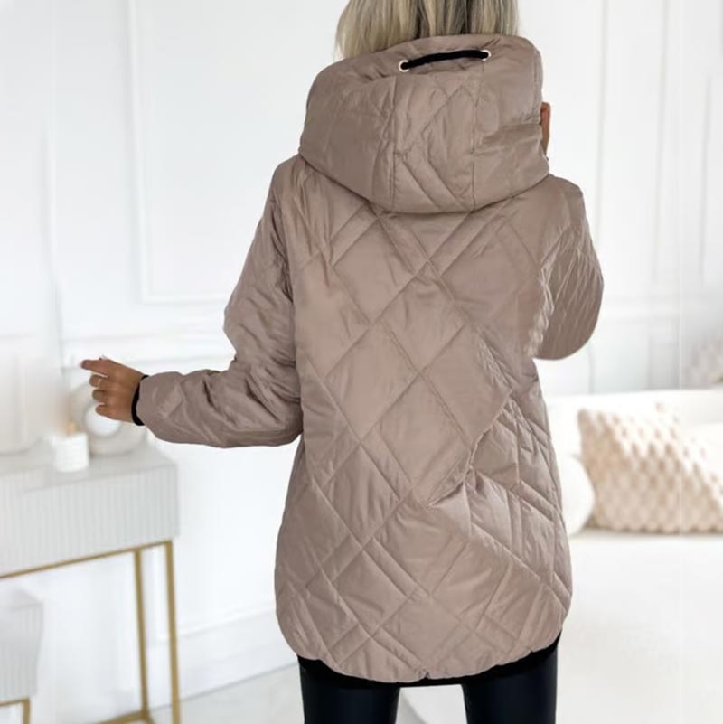 🔥【S-3XL】Dámský módní kabát Parka s vysokým krkem a boky