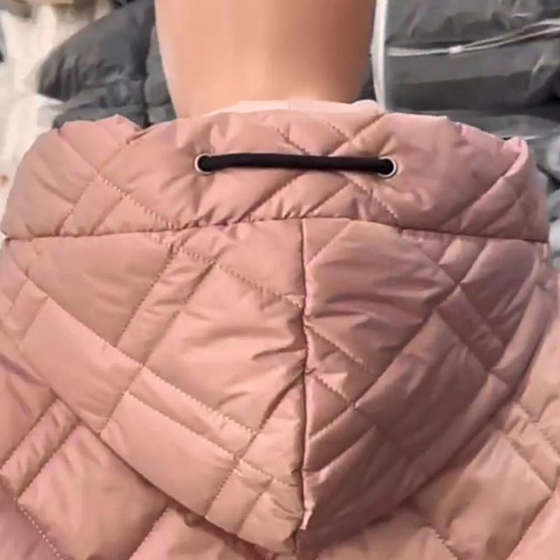 🔥【S-3XL】Dámský módní kabát Parka s vysokým krkem a boky
