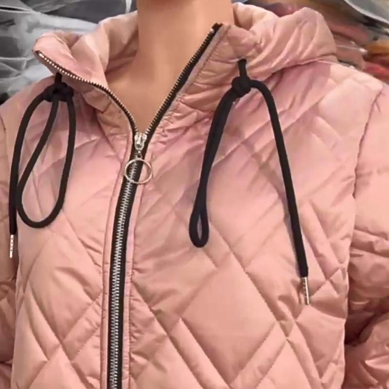 🔥【S-3XL】Dámský módní kabát Parka s vysokým krkem a boky
