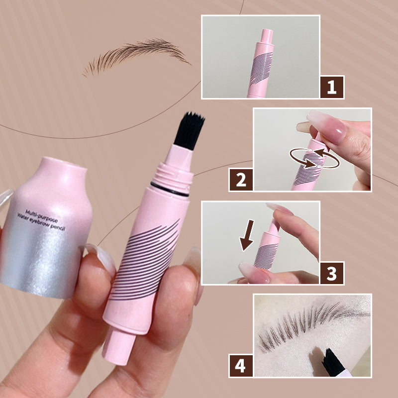 Všestranná tužka na obočí s velkým štětečkem