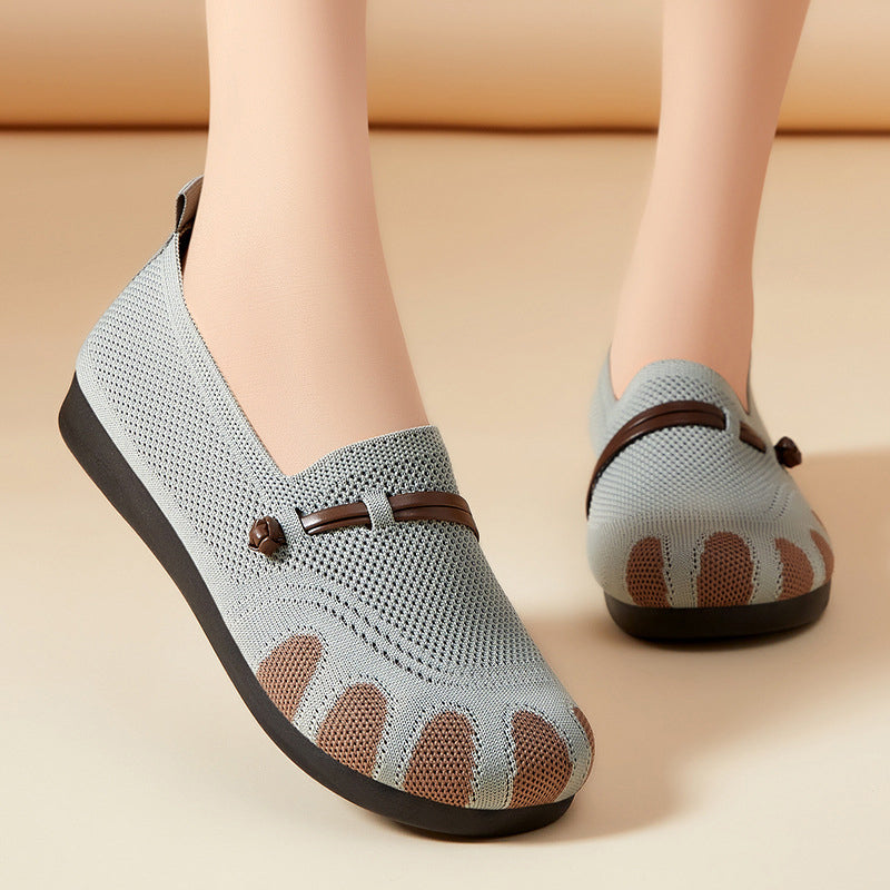 🔥Dámská rovná, měkká podrážka, mělká, nazouvací obuv pro volný čas