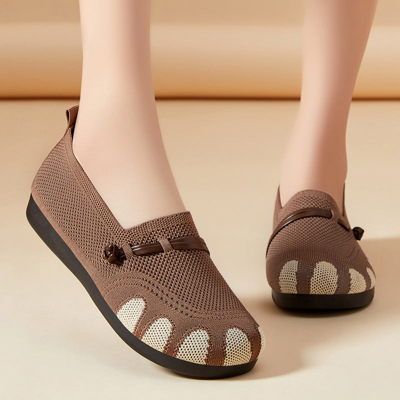 🔥Dámská rovná, měkká podrážka, mělká, nazouvací obuv pro volný čas