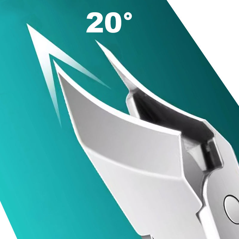 2025 Poloviční cena 🔥 Kleštičky na nehty odolné proti stříkající vodě se zkosenou špičkou 25°, sada 3 kusů