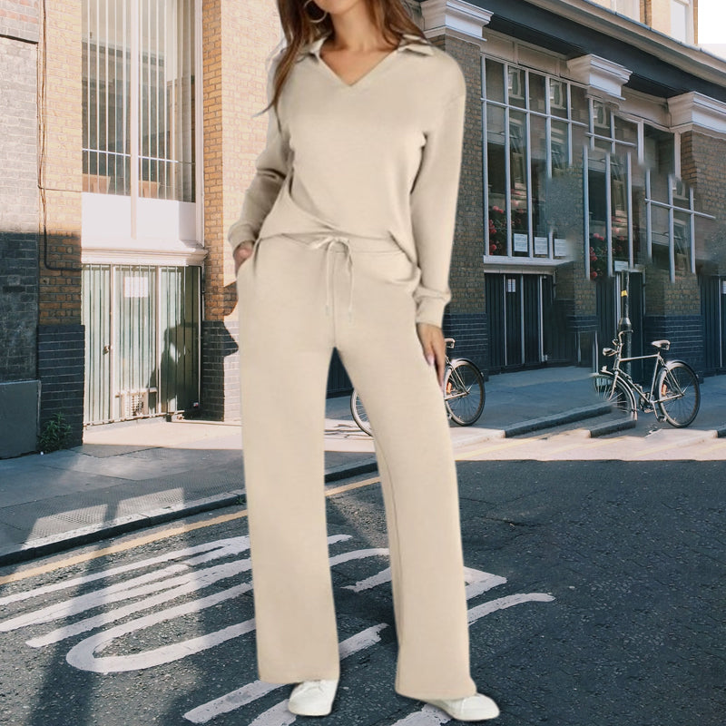 💕Dámský 2dílný salonek s dlouhým rukávem a dlouhým rukávem