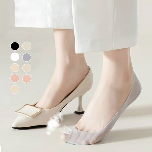 🔥Letní výprodej 🔥 Dámské průsvitné síťované ponožky s nízkým střihem a neviditelnou síťovinou