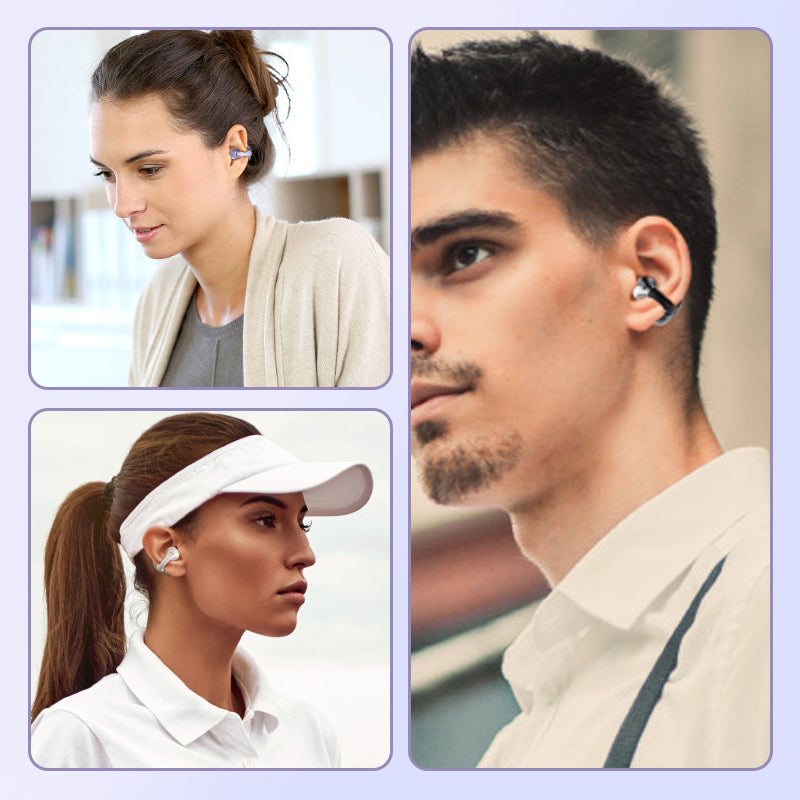 🎧Ultralehká Bluetooth sluchátka s klipem za uši