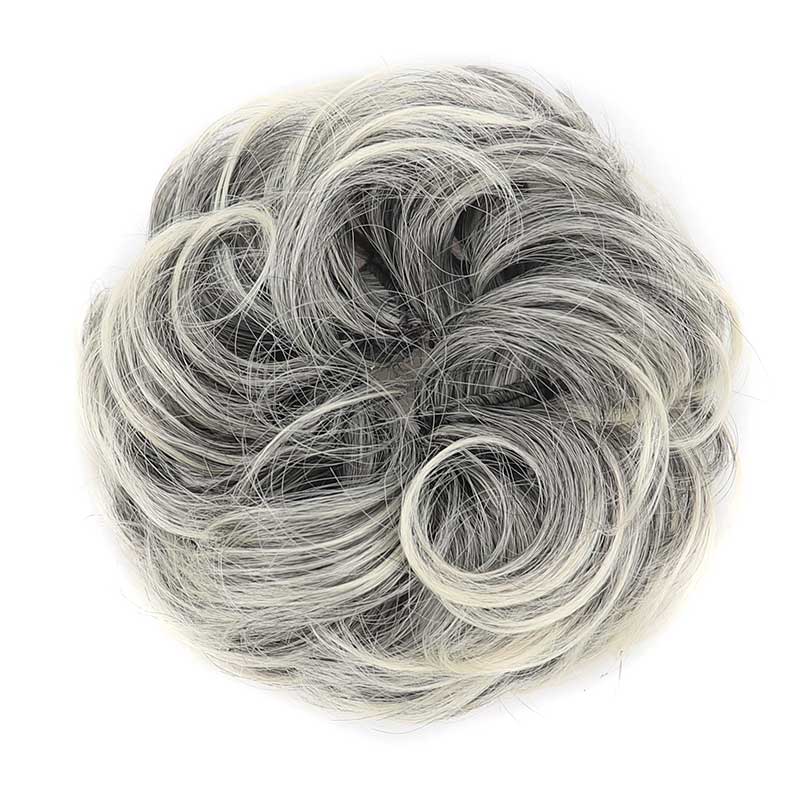 💁♀️ Velkorysý drdol ze syntetických vlasů s nastavitelnou sponou