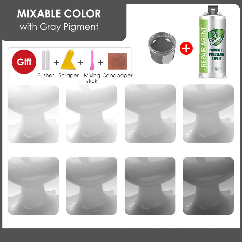 Výkonná sada na opravu porcelánu - dvojitá tuba