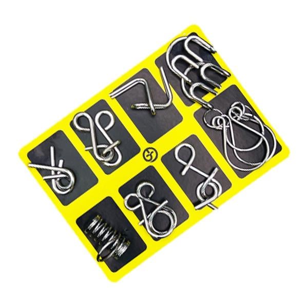 🔥Vzdělávací intelektuální hračky Hračky pro rozpoznávání intelektu, kovové hlavolamy