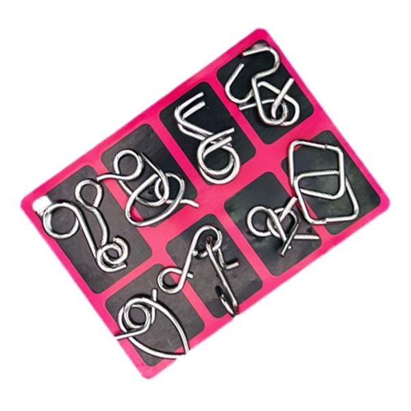 🔥Vzdělávací intelektuální hračky Hračky pro rozpoznávání intelektu, kovové hlavolamy