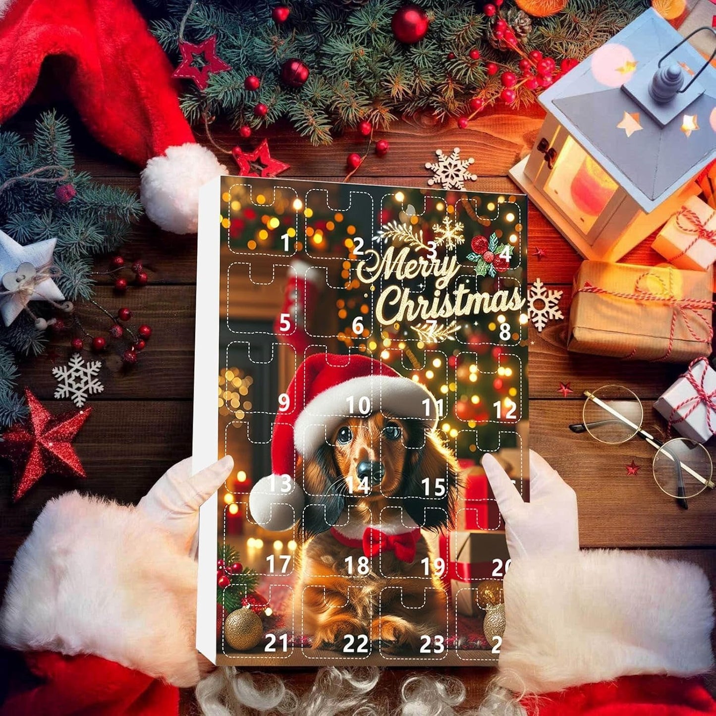 🎅Adventní kalendář pro vánoční jezevčíky 2025🎁