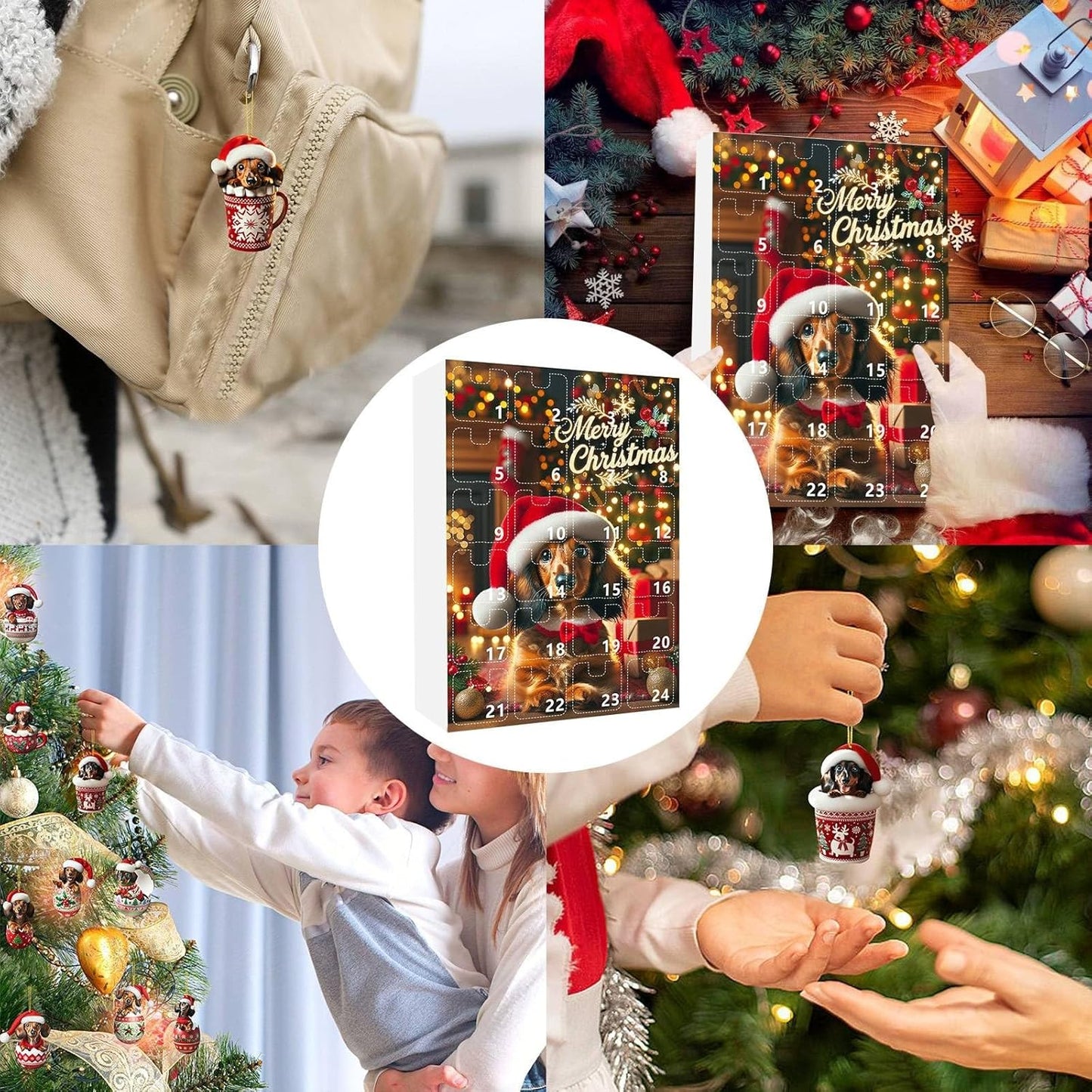 🎅Adventní kalendář pro vánoční jezevčíky 2025🎁